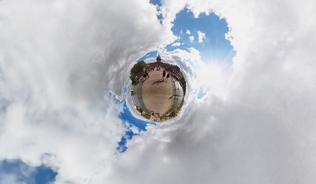 Pont Neuf in the afternoon - little planet