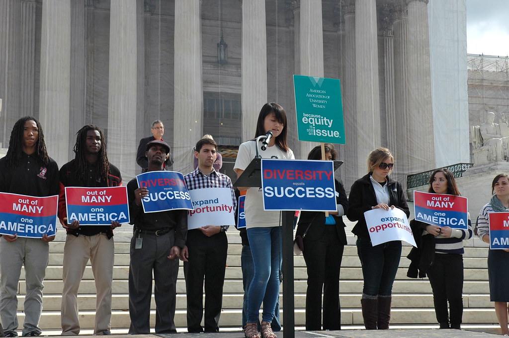 Rally for Affirmative Action at U.S. Supreme Court October… | Flickr