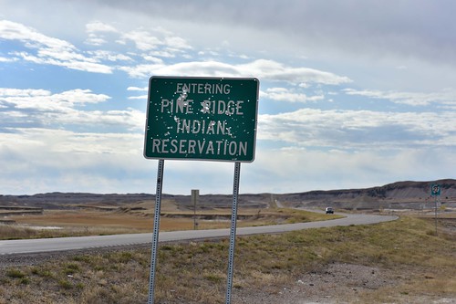 badlands greatplains landscape pineridge reservation sign southdakota usa