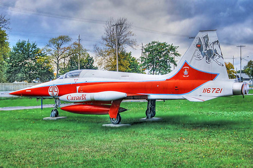 2002 museum october anniversary moose collection formation hdr cf 70th charging trenton rcaf canadianarmedforces marked specially northrop cfb freedomfighter f5a tonemapped cf116 419squadron 116721 19241994