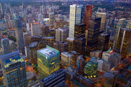Toronto's Financial District from the CN Tower | www.robo.gu… | Flickr