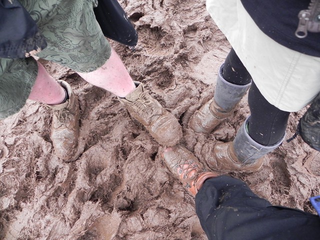 The obligatory muddy boots photie