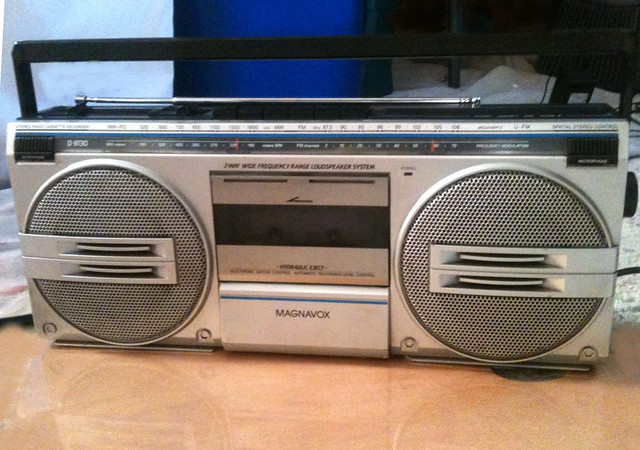 Magnavox boombox from 1984