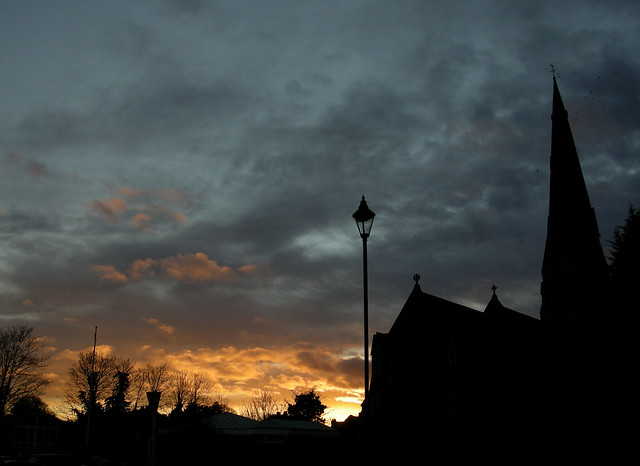 16 12 11 church spire sunset