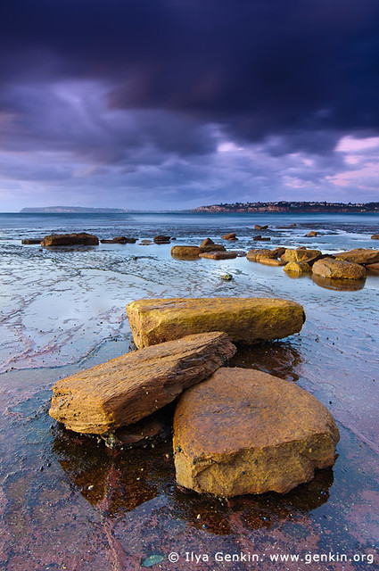 Dramatic Stormy Clouds Above Long Reef, Sydney, NSW, Australia