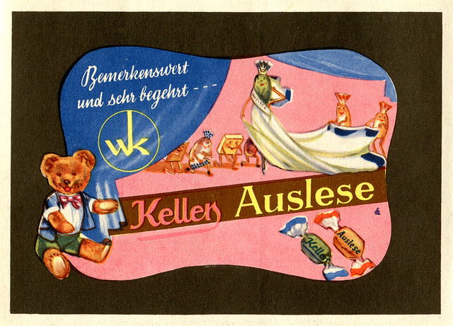Werbepostkarten-Leporello der Süßwarenfirma Keller in Berlin 4