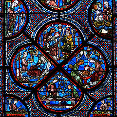 mar, 04/06/2010 - 13:50 - Stained glass. Chartres Cathedral France 06/04/2010