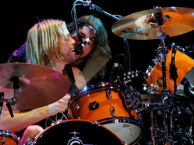 Dave Grohl and Taylor Hawkins