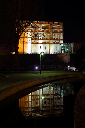 old city reflection tree castle night dark tripod norfolk norman norwich middleages floodlit manfrotto norwichcastle jammo canoneos60d medievalnorwich norwichcastlemuseumartgallery norfolkmuseumsarchaeologyservice sigma1770os