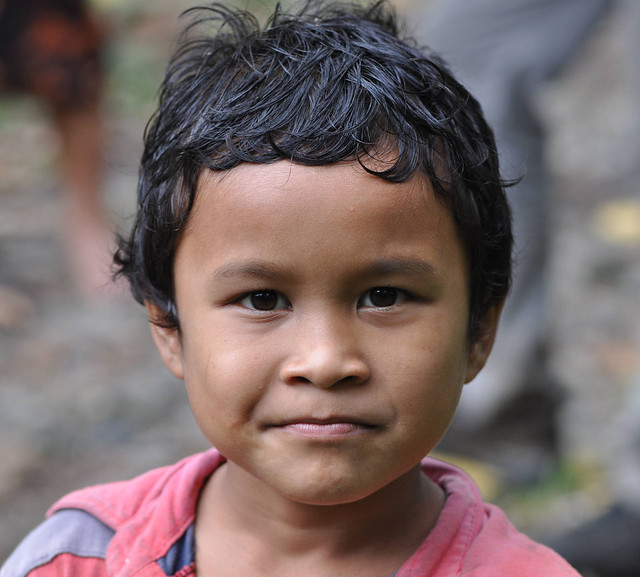 An Indonesian boy in Ketambe