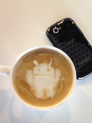 Today's latte, Android.