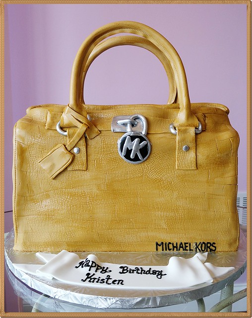 Michael Kors Bag 3D Fondant Cake