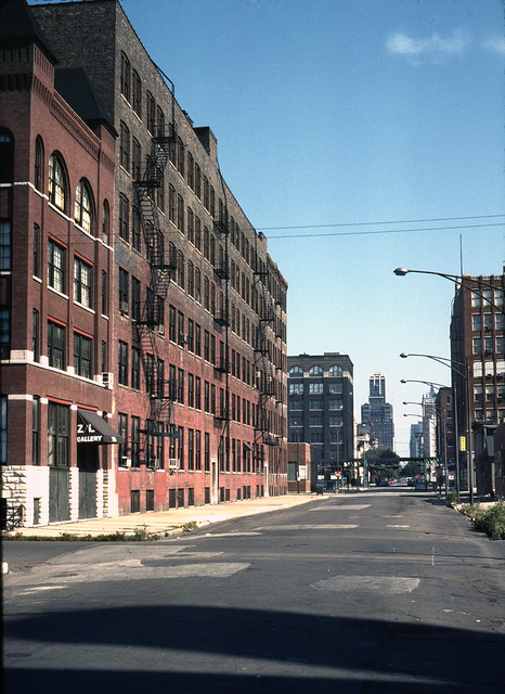 Industrial and warehouse buildings, West Huron Street