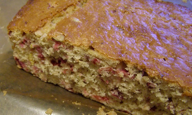 Cranberry Nut Tea Cake (aka Bread)