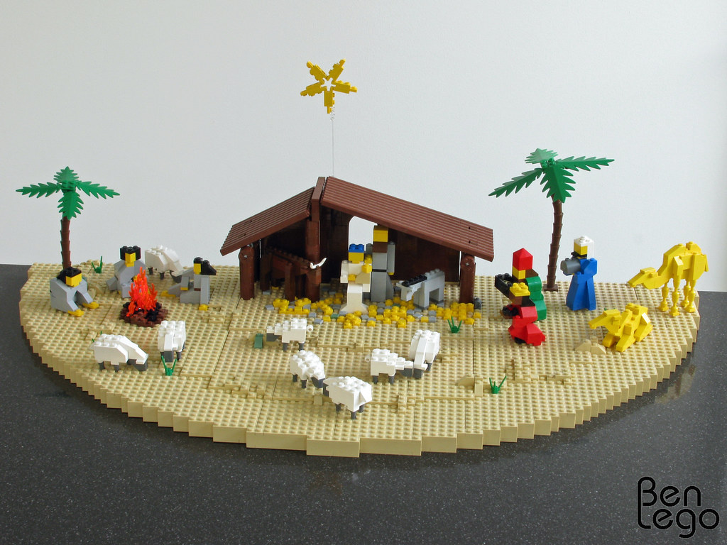 LEGO Christmas nativity scene