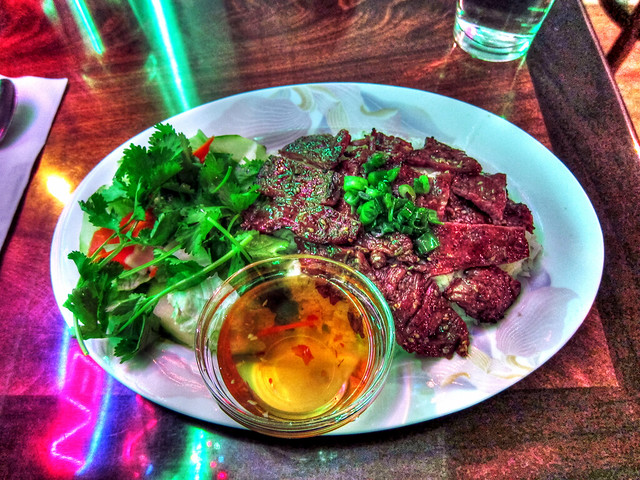 Vietnamese Sesame Beef over Jasmin Rice