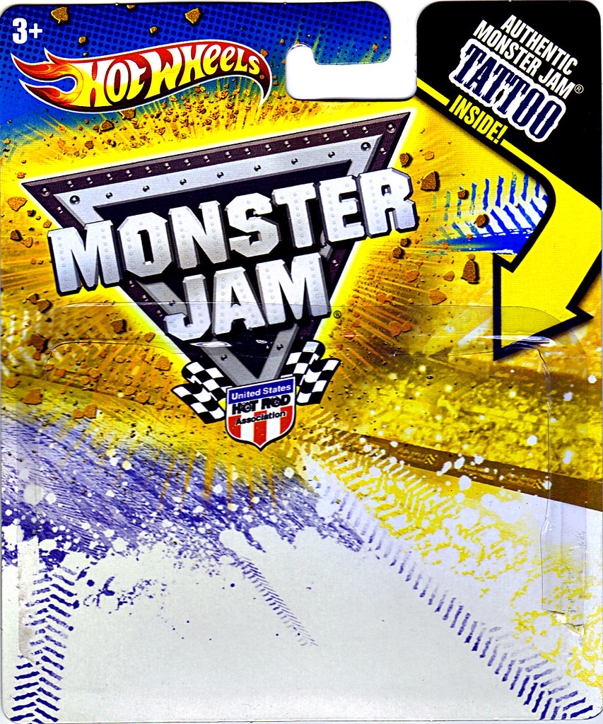 " Hot Wheels " Monster Jam ' Teenage Mutant Ninja Turtles ' 1:64 Monster Truck - Michelangelo {  MUD TRUCKS tire treads } 53/80 ..card backer i (( 2011 )) by tOkKa