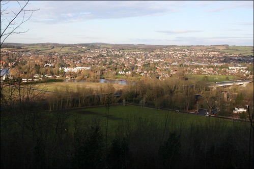 Marlow viewed from Winter Hill, Cookham Dean 