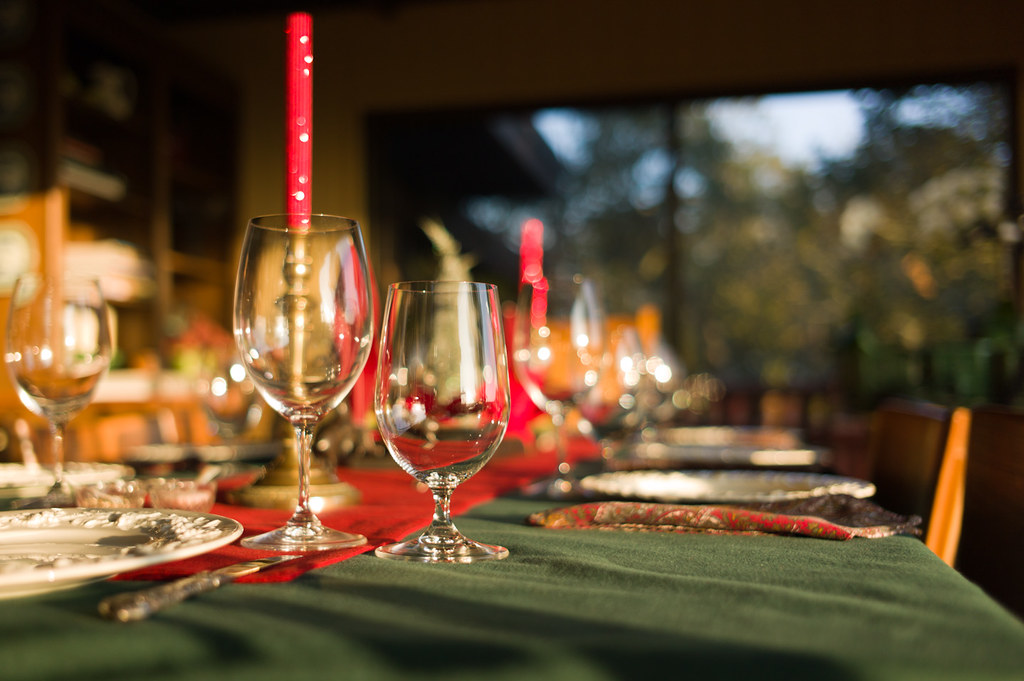 Christmas dinner table | Michael Korcuska | Flickr