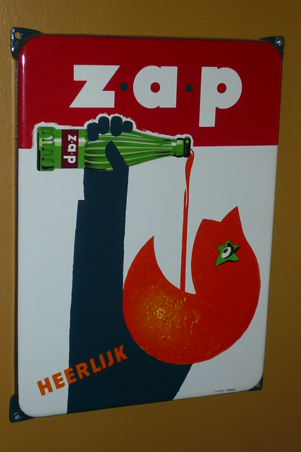 Zap-Emaille bord enamell schilder chapas plaques sign signs
