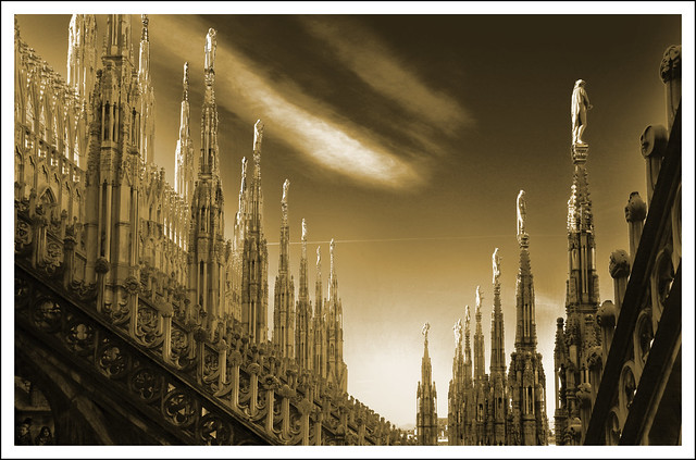 Milano: sul tetto del Duomo- III
