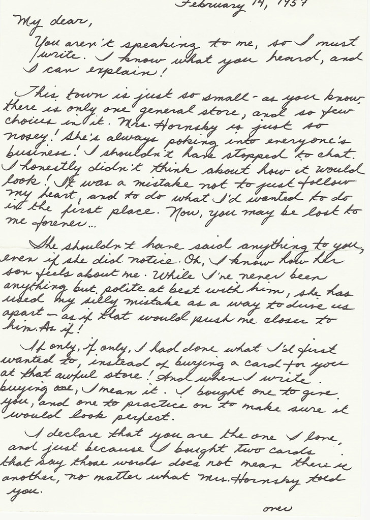 Old love letter, page one | fishbowl_fish | Flickr