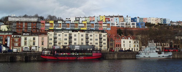Bristol Harbour and the Grain Barge