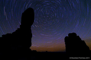 Arches strartrails