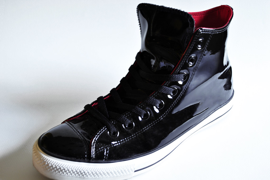 Converse Black Patent Leather High-Top | Michael Patterson | Flickr