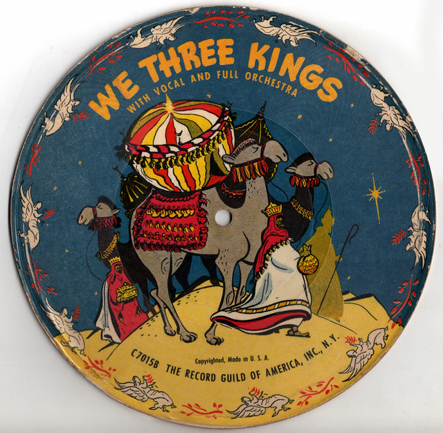 Vintage Christmas Record - We Three Kings