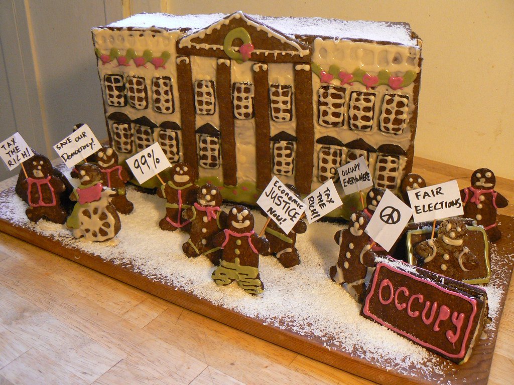 Frosted Coconut Gingerbread