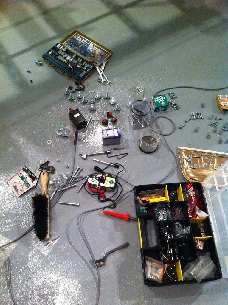 setting up the router - the mess | Since we moved to our new… | Flickr