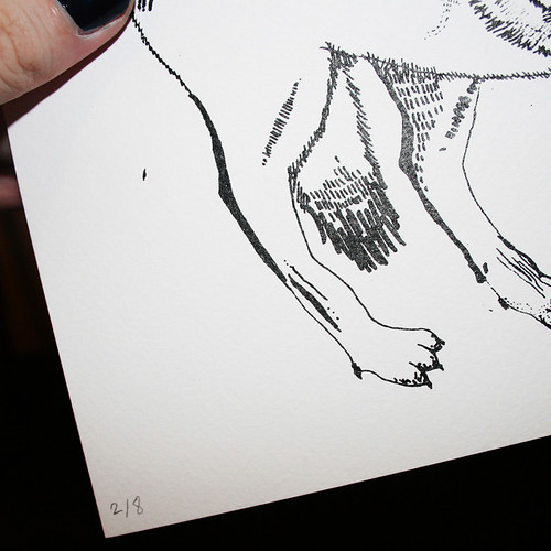Wolves Screen Print | by Ashley Illustration