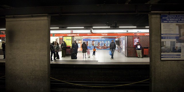 Milan Metro Station Platform