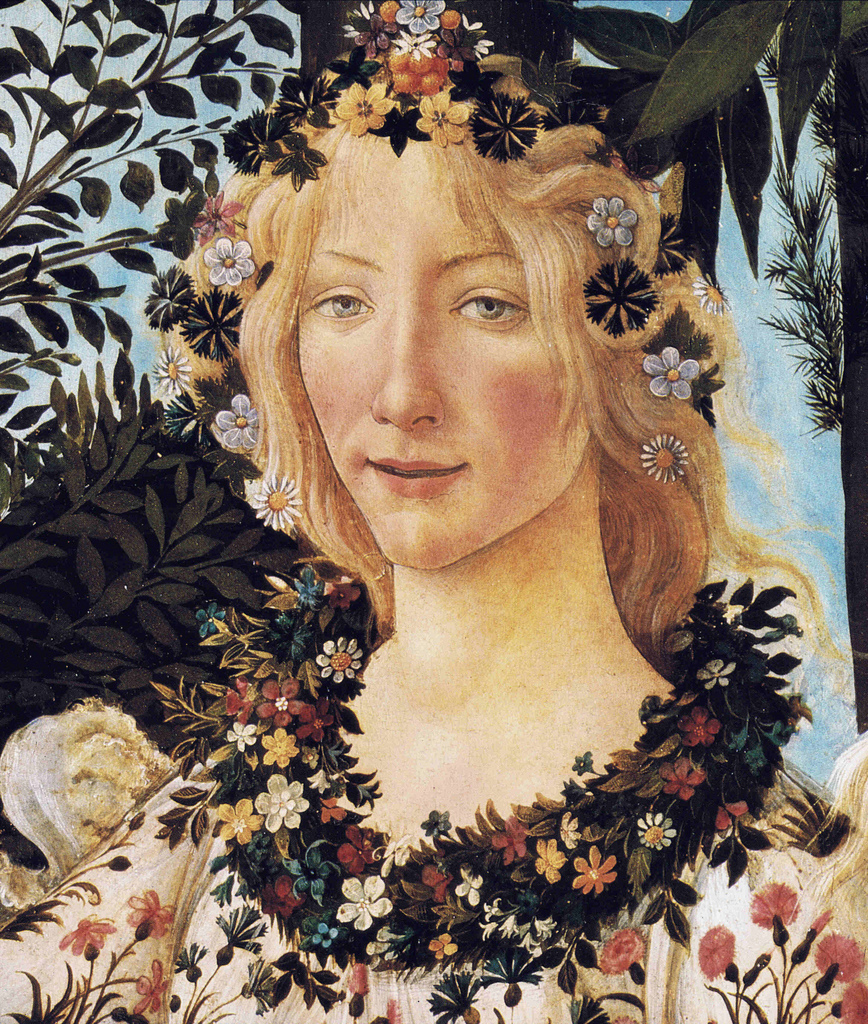 Sandro Botticelli, Primavera, c.1477-82, detail