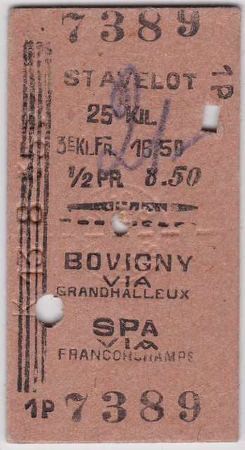 Stavelot - Grandhalleux - Bovigny - Francorchamps - Spa