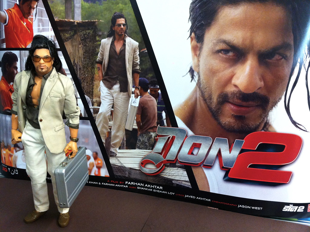 Don 2 lobby card (an SRK doll tribute) | The long-hair look … | Flickr