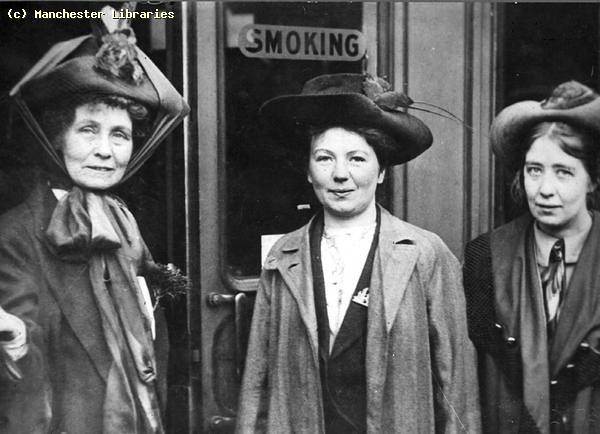 Emmeline, Christabel and Sylvia Pankhurst, 1910