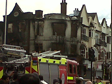 damaged building croydon riots 2011 | Total and senseless de… | Flickr