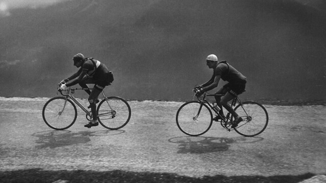 Bartali on the heels of Coppi _ 1949 Tour de France