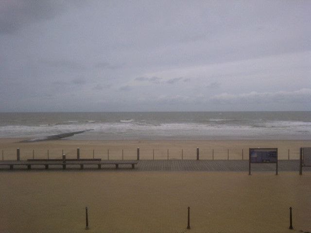 Good morning windy Oostende!