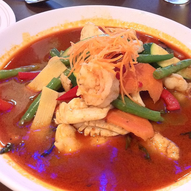 Jungle Curry Seafood (hot) from Thai Siam, Cleveland Qld Australia