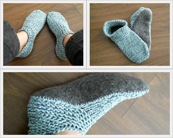 Blue-green slippers | www.ravelry.com/patterns/library/optio… | Flickr