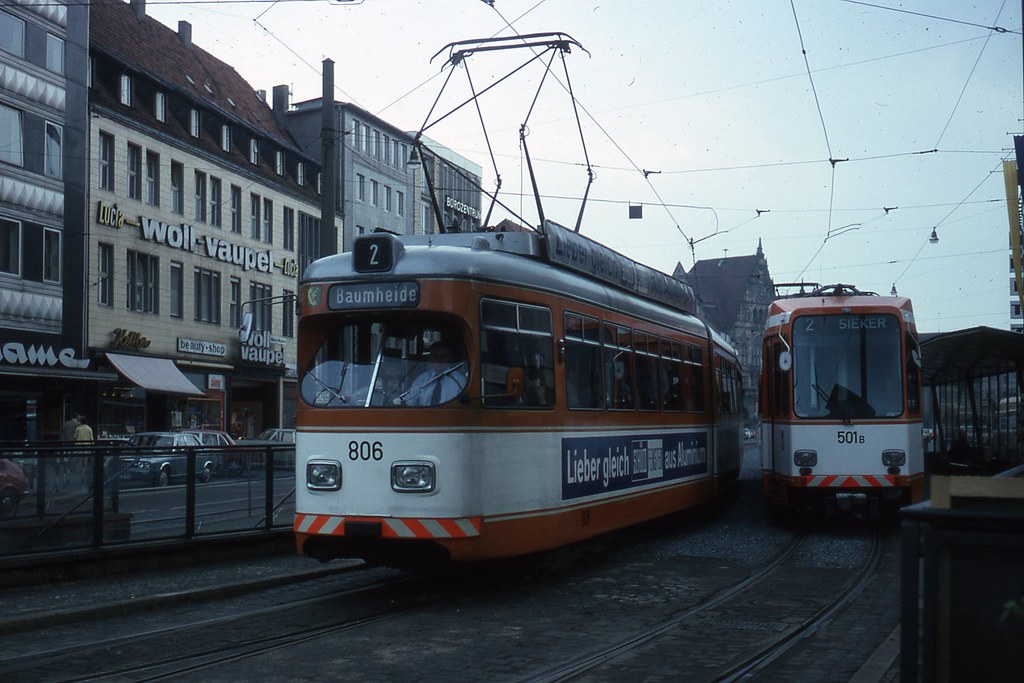 JHM-1976-1121 - Allemagne, Bielefeld, tramway