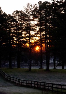 December Sunrise Over Culpeper Fairgrounds