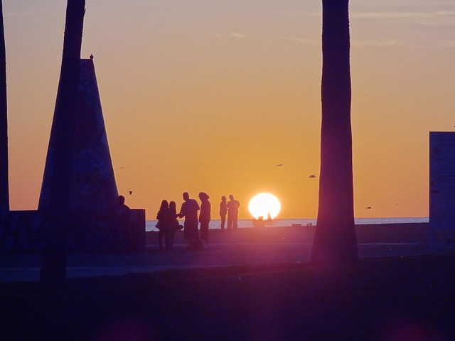 SUNSET VENICE BEACH CALIFORNIA DEC 4, 2011 074