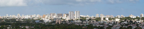 city panorama clouds buildings edificios view puertorico ciudad bluesky sanjuan nubes vista pr horizonte santurce 5shot