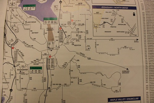 Renton area bus routes (pre Route 101 restructure) | Flickr
