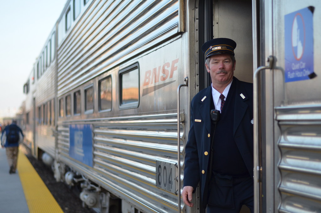 BNSF Train Conductor BNSF Train Conductor Photo Taken By M Flickr