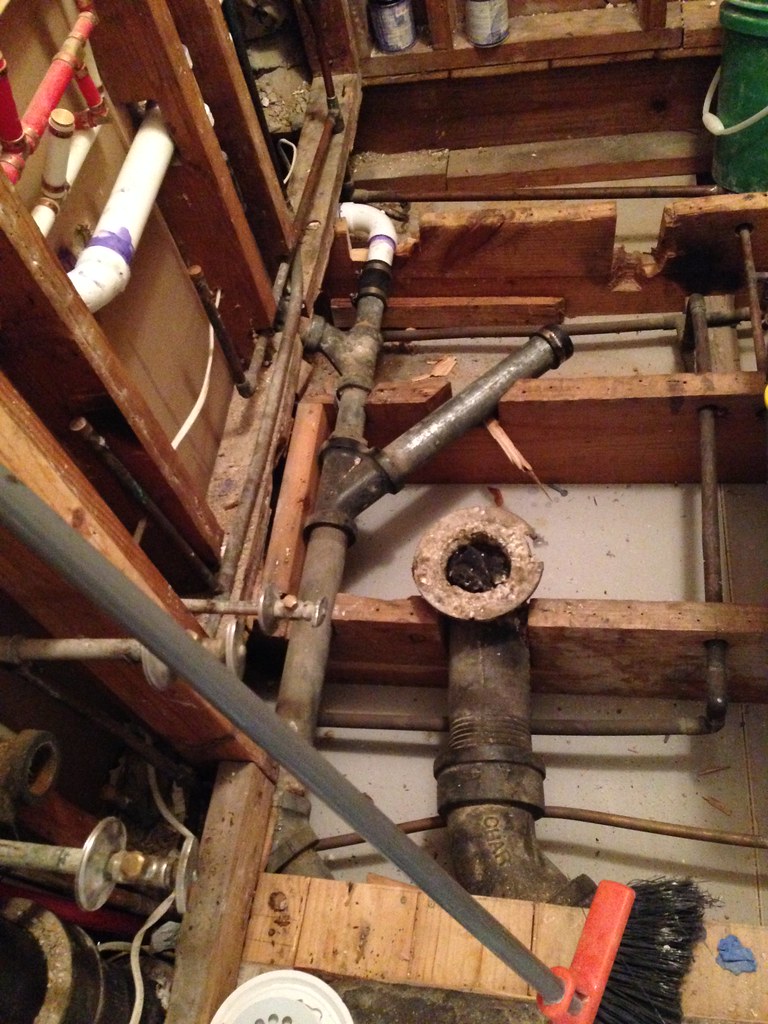 Small bathroom floor